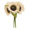 Set of 3 Decorative Sunflower Bundle 12 Inch Champagne Blooms Rustic Vase Bouquet